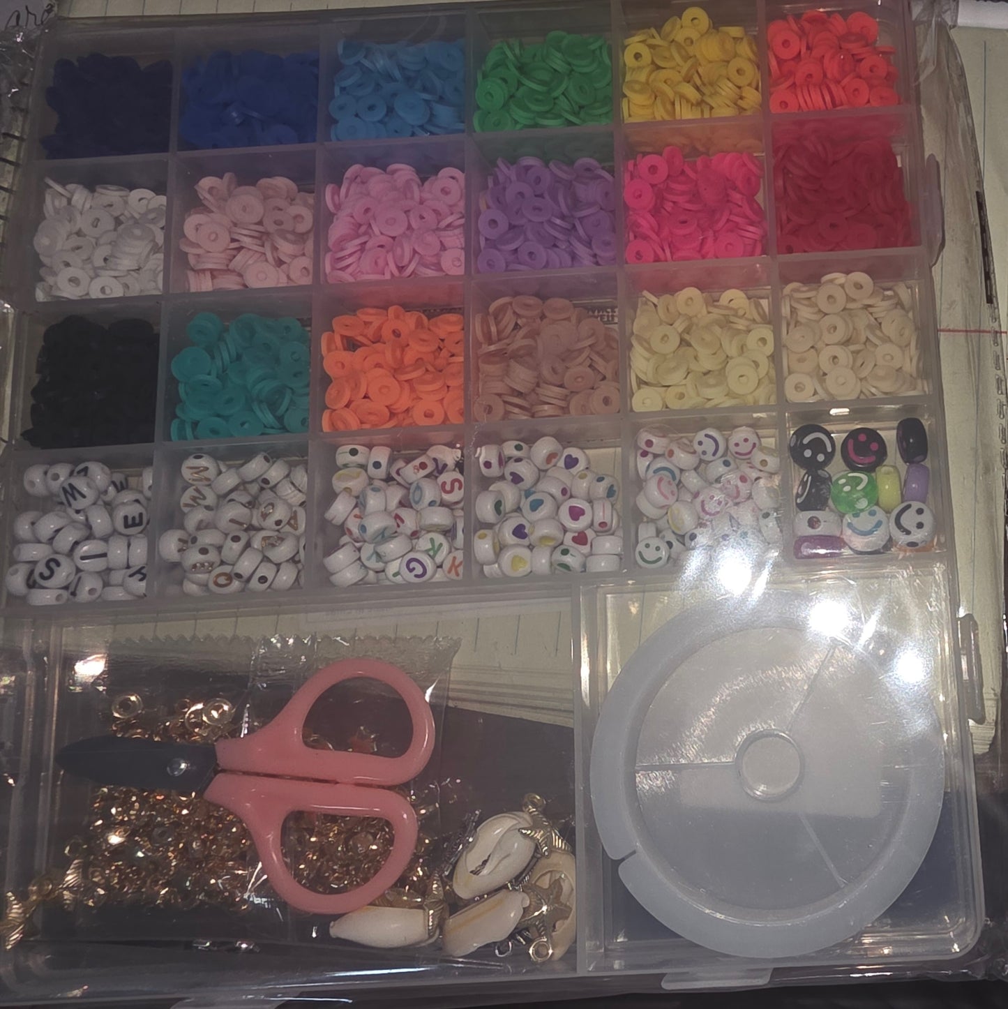 DIY Bracelet Making Kit for Kids | Colorful Beads, Letters & Charms