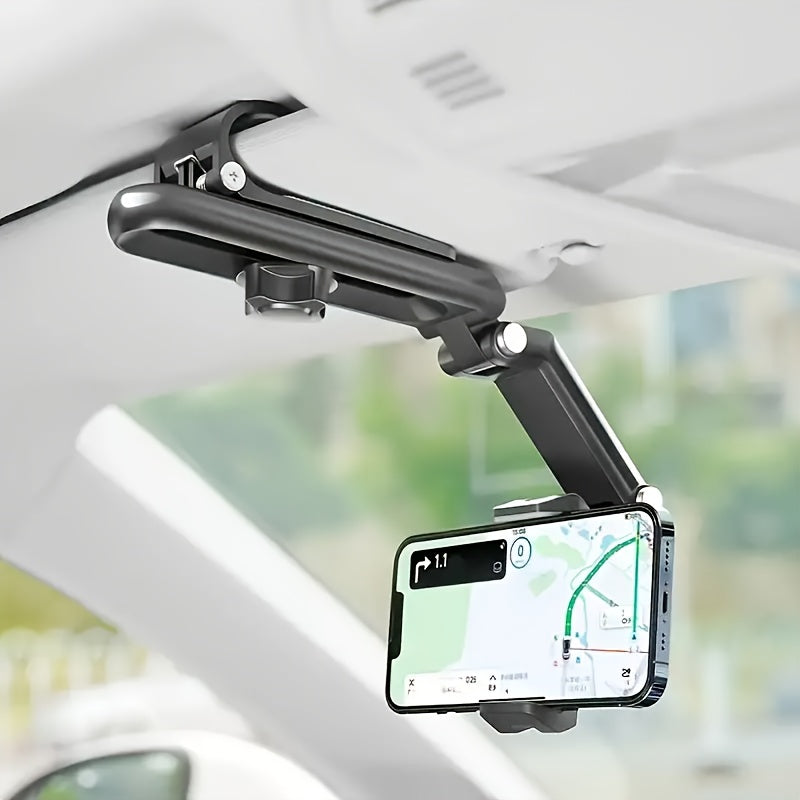 1pc APP-Visor- Universal Rotating Sun Visor Cellphone Car Holder Universal Phone Holder Multifunction Mobile for IPhone Support Telephone
