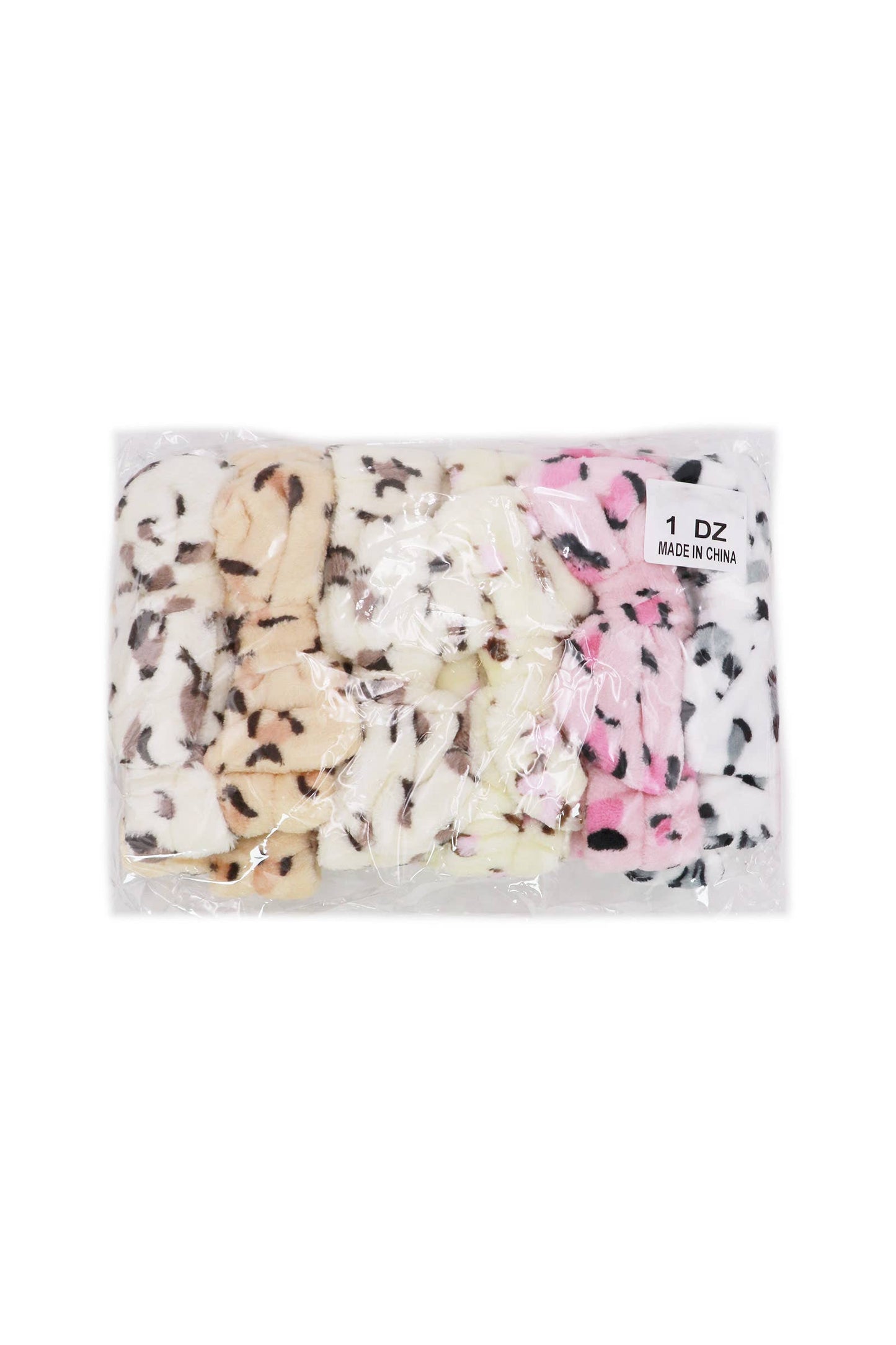 Leopard Bow Spa Headband – Soft Fleece Makeup Headband