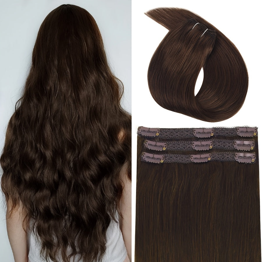 12-16 Inch Hair Extensions Clip In Real Human Hair Clip On Hair Extensions Human Hair Clip Ins Invisible Hair 3pcs/Pack