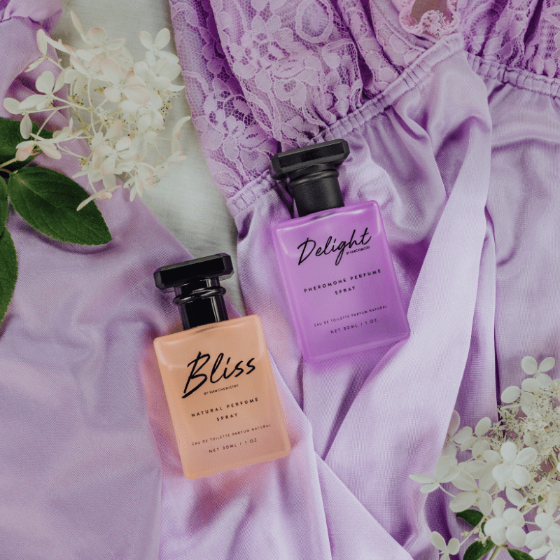 RawChemistry Bliss & Delight Perfume Gift Set for Women | Pheromone Infused | Daily Wear | Boosts Attraction & Confidence | Long-Lasting & Feminine Scents