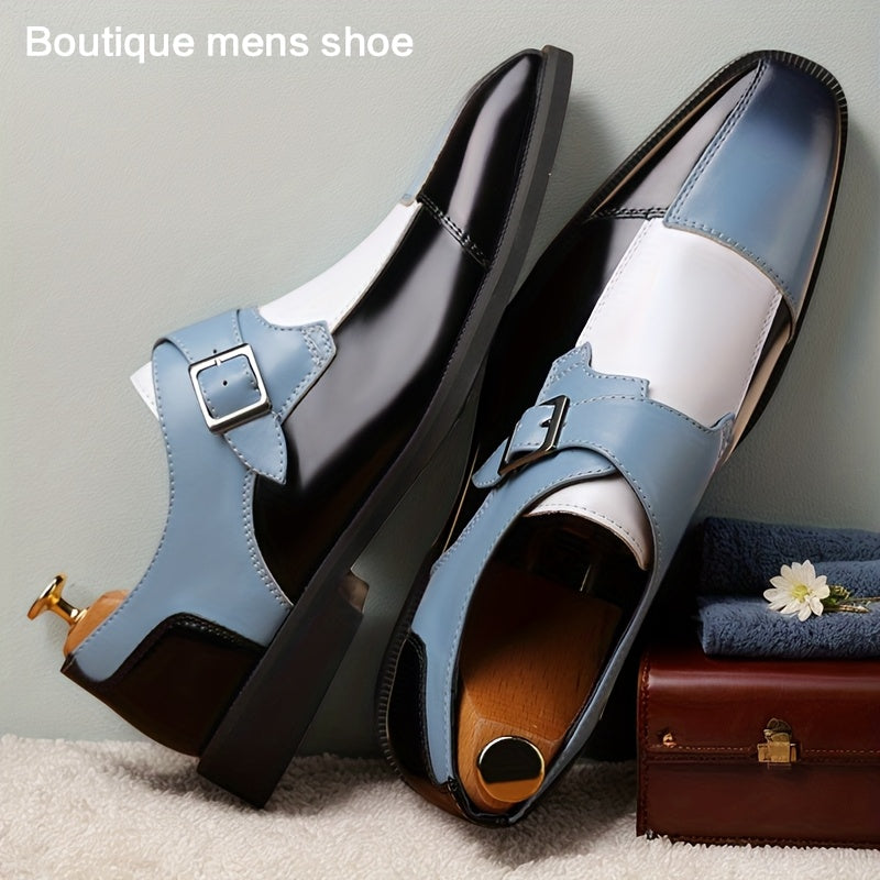 Large Size Men'S Fashionable And Trendy Business Style Formal Shoes, Comfortable Non-slip Rubber Soles Durable Casual Oxford Shoes, Suitable For Wedding Party Business Occasions 13809