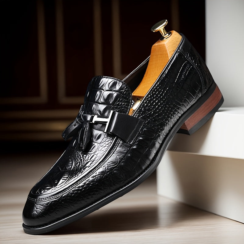 Men's High-end Luxury Top Layer Cowhide Business Casual Leather Shoes, Formal Shoes for Weddings, Business Parties, Banquets, And Offices 56791