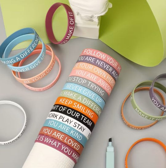 Positive Message Bracelet π