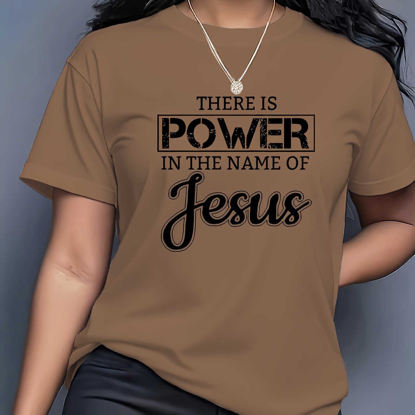 Fashionable Letter Cartoon Print Women'S Round Neck Pure T-shirt, Simple Design, Comfortable And Breathable, Versatile Essential, Suitable For Daily Leisure, Showing Natural And Elegant Style, A Must-have For Summer Parties,