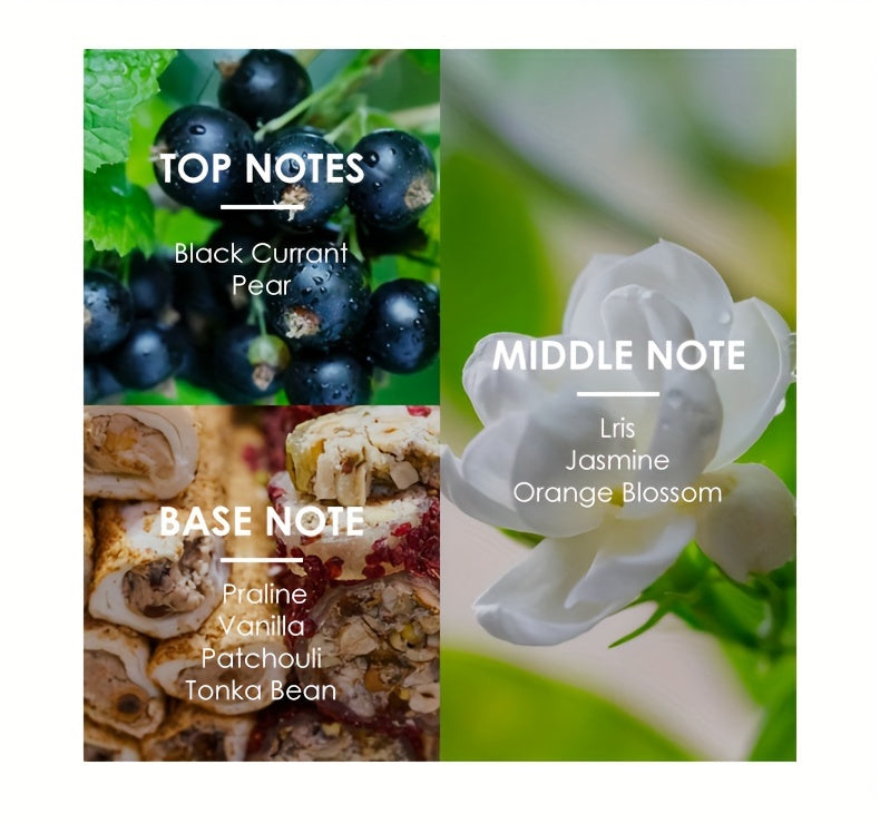 3.4oz/100ml, Eau De Parfum Spray Perfume for Women, Floral Fruity Gourmand Notes, Black Currant Orange Blossom Tonka Bean Suitable for Dates And Valentines Day And Other Festivals Holiday Gifts for Her/wife/girlfriend, Ideal