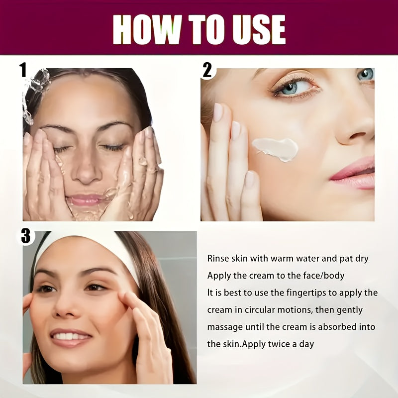 [Radiance Cream] 2pcs Radiance Cream with 7% Arbutin & 4% - Hypoallergenic, Spot-reducing Moisturizer for All Types, Evens Tone, Boosts Radiance, Complexion Care Products