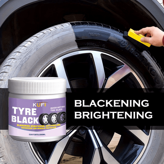 Premium Car Tire Shine Wax - Durable Protection & Gloss Enhancer for Plastic Parts, Long-Lasting Maintenance Coating, Anti-aging, Tire Protection