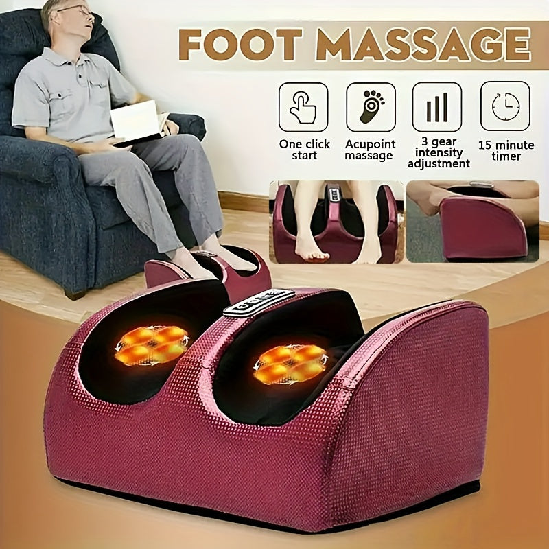 Heated Foot Massager for Circulation & Relaxation: Gift for Father's Day & Mother's Day