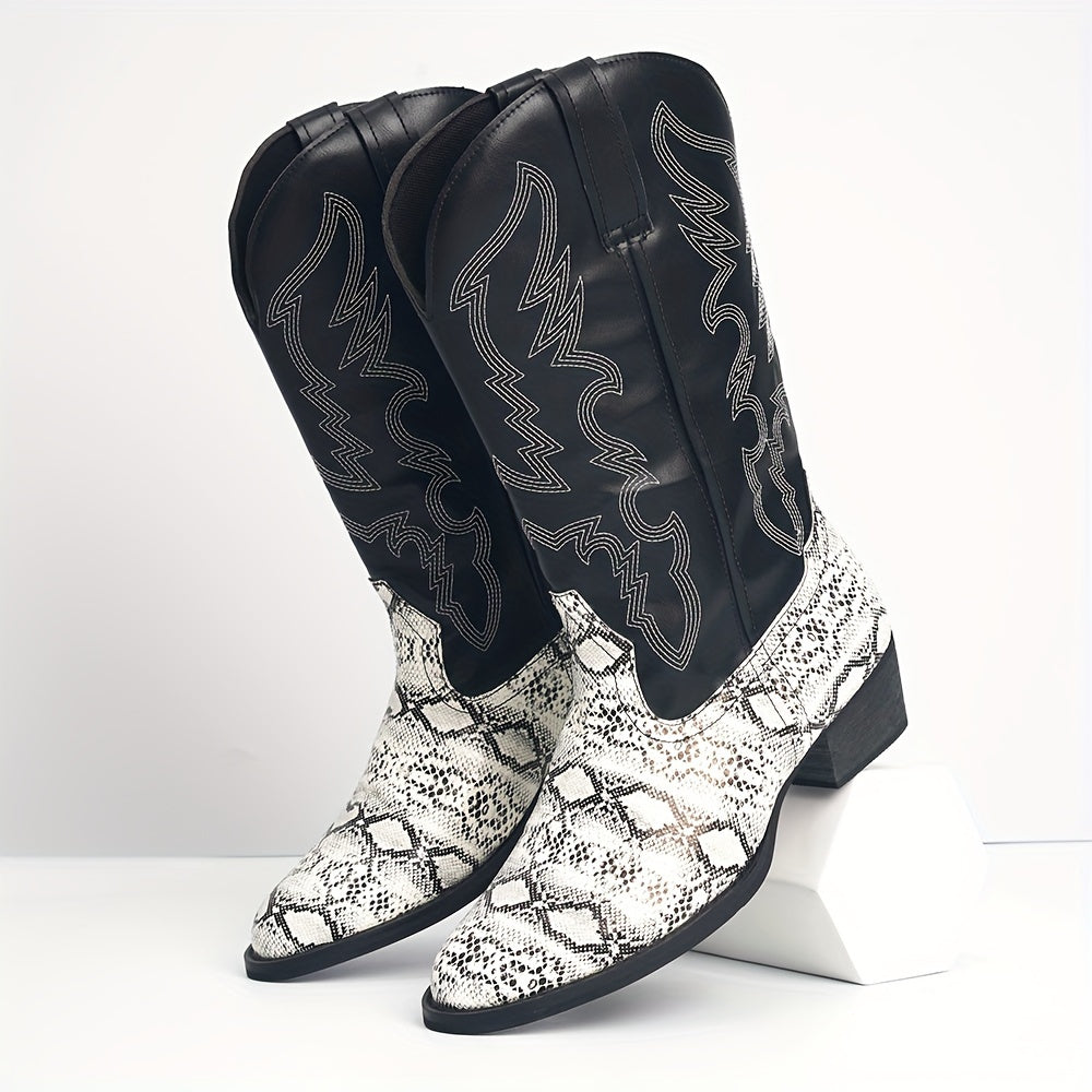 [New Style Cowboy Boots] 2025 New Style Lightweight Men's Western Cowboy Boots | High Top Knight Boots Size 39-48 Couple Boots