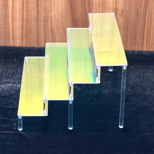 Luxury Colorful Acrylic Display Stand - Adjustable Multi-Layer Shelf for Jewelry, Cosmetics, Perfumes & Antiques - Perfect for Home Decor, Exhibition Rack