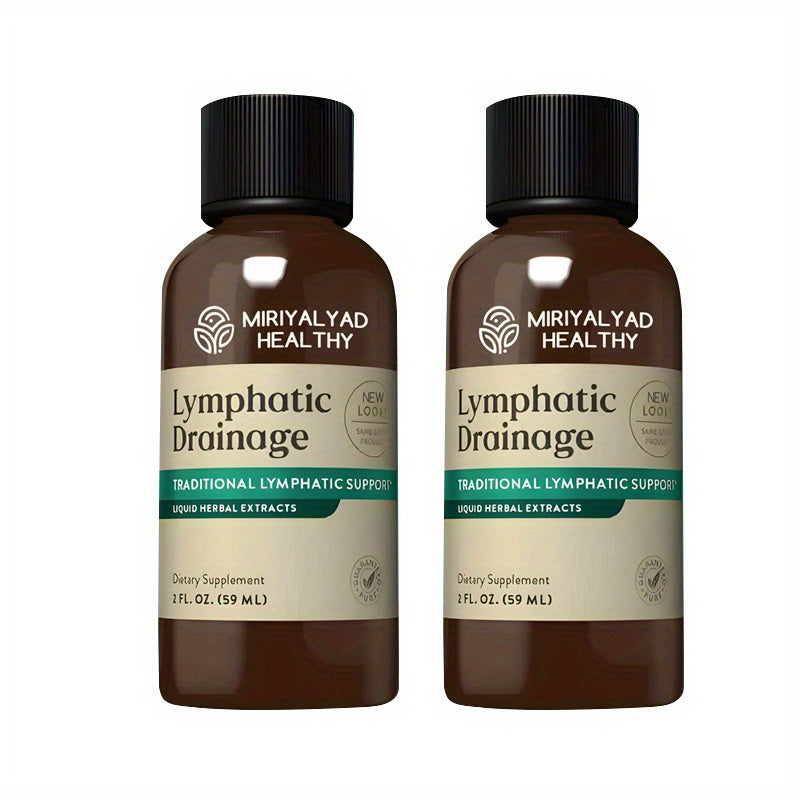 [Lymphatic Drainage Support] Nature's Sunshine Lymphatic Drainage Support Liquid Herbal Dietary Supplement | Traditional Formula | 2 fl.oz | Supporting Health | Vitamins and Supplement | Local Warehouse