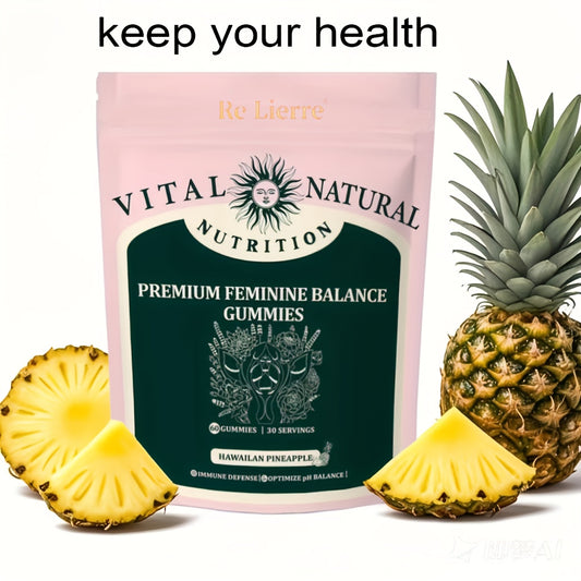 ✨ Women’s Balance Gummies – Flash Sale $12.99! ✨Vital Nutrition Women’s Balance Gummies – 60pcs | Pineapple Flavor | With Vitamin C & Probiotics