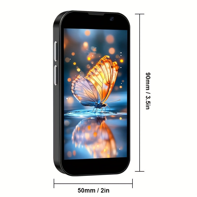 Mini 3G Smartphone - 3.0" HD Touchscreen, Face ID, Dual SIM, 2GB+16GB, Long-Lasting 1000mAh Battery, USB-C Charging, Compact & Portable Design, Perfect Gift for Youngsters