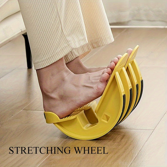 1pc Stretching Wheel - Leg Trainer with Manual Resistance, Non-Electric, Plastic Material, Professional Equipment for Home Fitness / Physical, Suitable for All Users