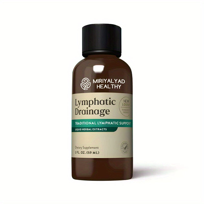 [Lymphatic Drainage Support] Nature's Sunshine Lymphatic Drainage Support Liquid Herbal Dietary Supplement | Traditional Formula | 2 fl.oz | Supporting Health | Vitamins and Supplement | Local Warehouse