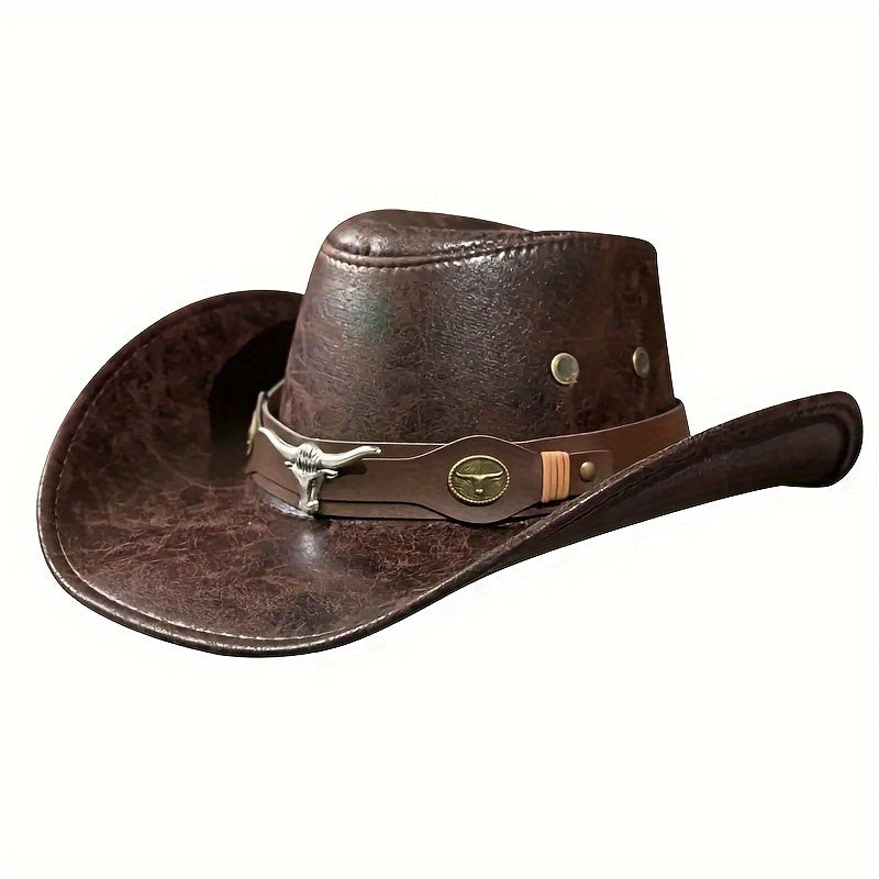 One Bullhide Rivet Cowboy Hat Outdoor Sunshade Western Cowboy Hat