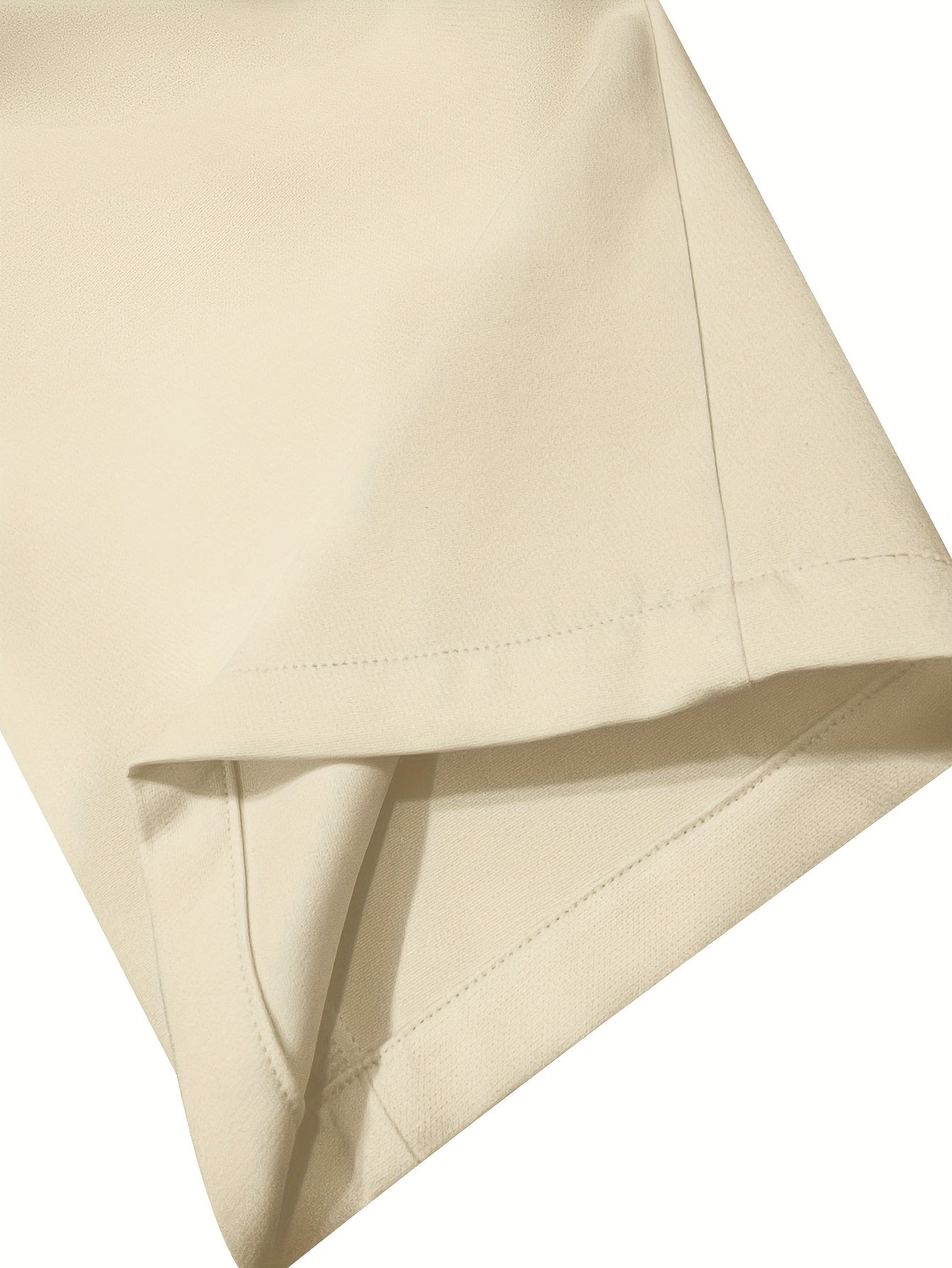 Women's Elegant Solid Black Trousers with Hidden Zipper Closure - Structured Non-Stretch All-Season Work Pants for Commuting, Travel & Professional Attire, Machine Washable Tailored Fit, High Waist Trouser Pants for Women, Pa