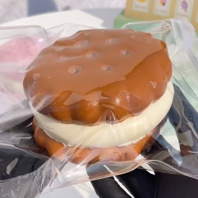 Slow Rebounding Realistic Cookie Squeeze Toy