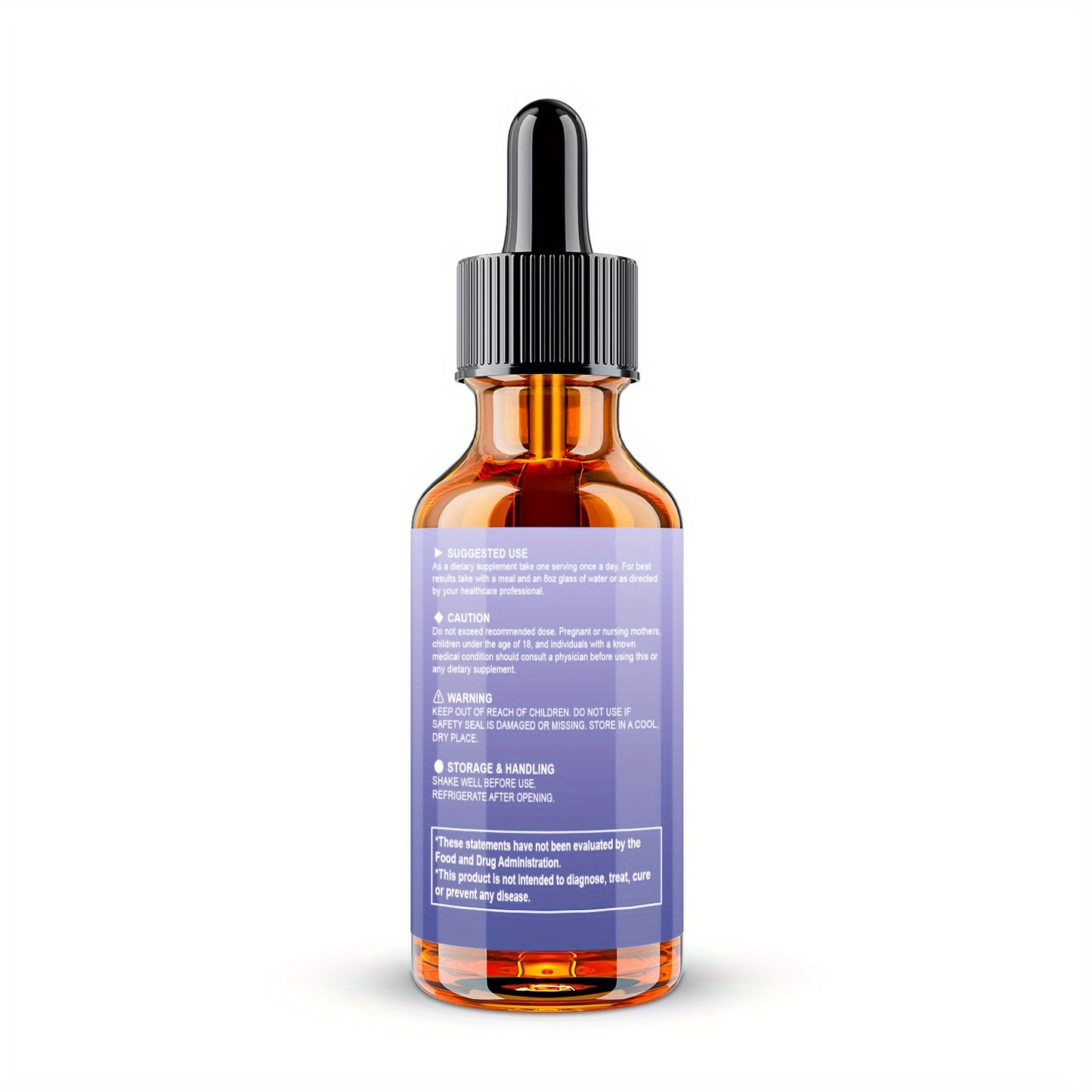 GLP-1 Daily Liquid Drops, GUT Health. Helps Appetite.B Vitamins, Ceylon Cinnamon, Probiotics, Ginger Root, Hops Flower, Green Tea, L-Methylfolate, Magnesium.Antioxidant, Balanced Diet, Suitable for Both Men and Women. Each Bo