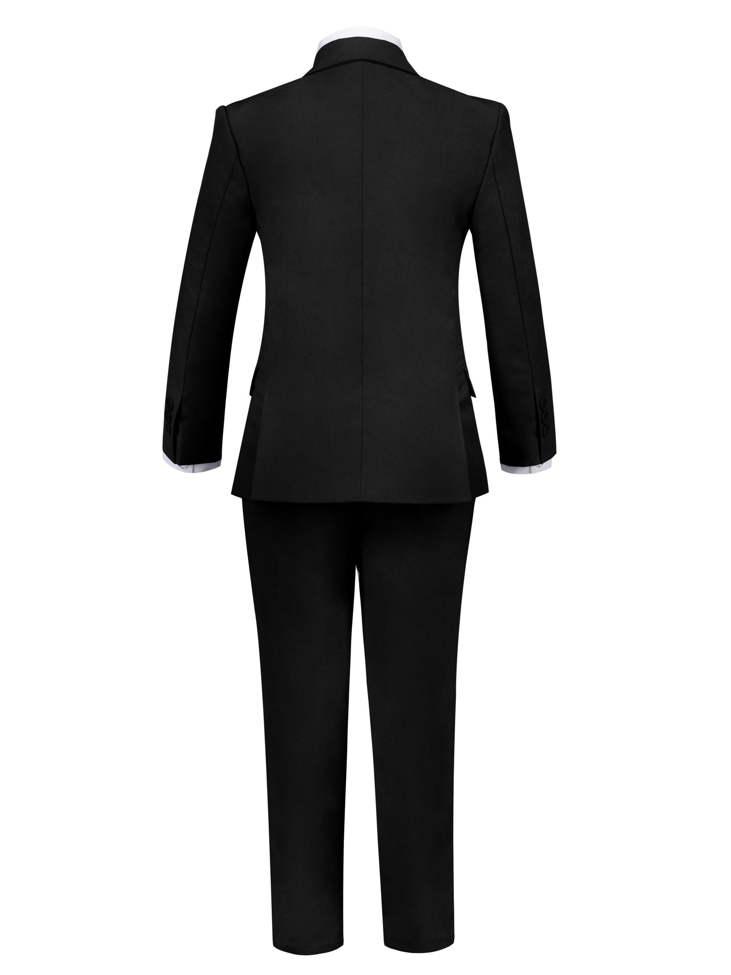 Boys Suit Two Piece Set Formal Banquet Graduation Evening Party Performance School Uniform Birthday Party Wedding Teens Dress for Boy Kids Tuxedo Jacket Blazer Pants Suit Size 2-16Y Back to School Season