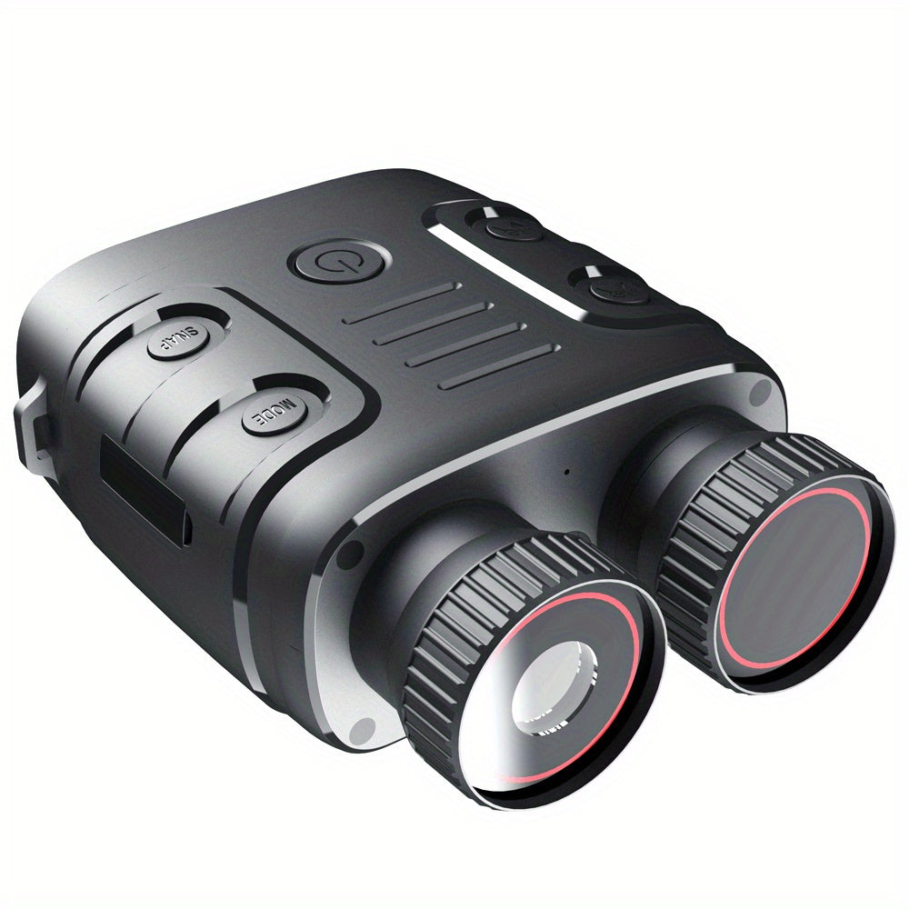 10X Digital Zoom Night Vision Binoculars with Infrared, 2.5K CMOS Sensor, 2.4" Display, 800m Viewing Distance, USB Rechargeable, Ideal for Hunting & Boating - Available in Black, Green, Gray, Binoculars for Hunting