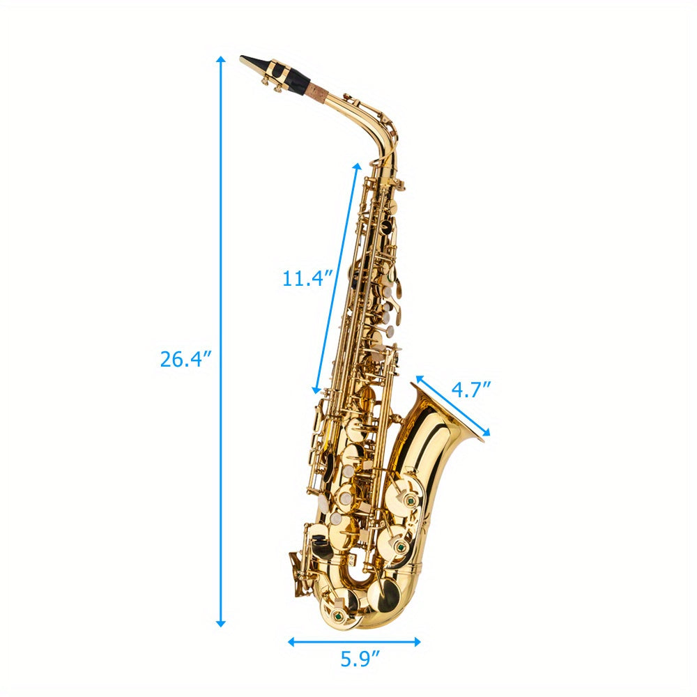 Alto Drop E Paint Golden Saxophone Paint Golden
