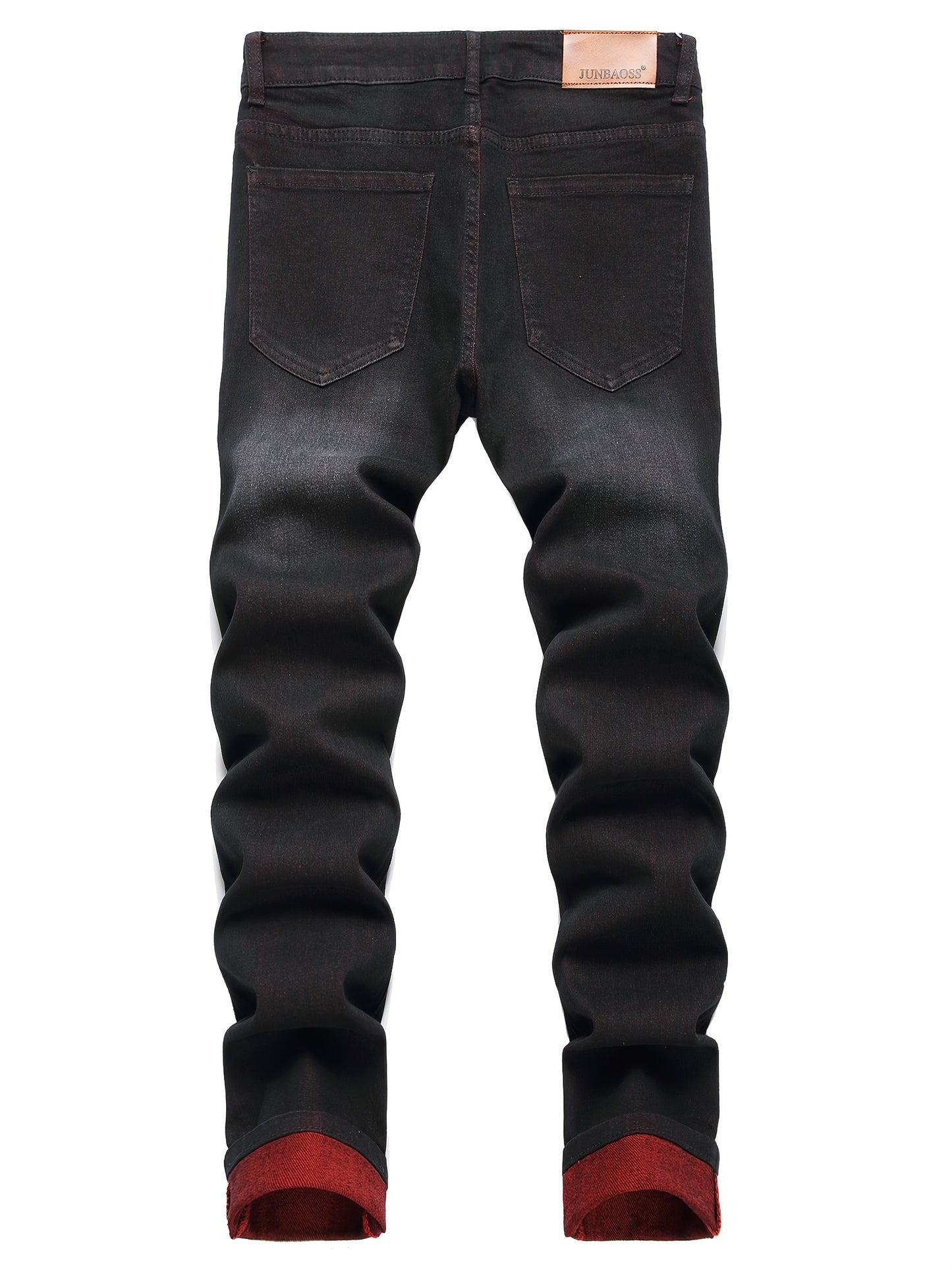 Men's Slim Fit Stretch Jeans Ripped Skinny Jeans for Men, Fashion Distressed Straight Comfort Flex Waist Pants, Pants for Men, Pantalones Para Hombr, Mens Sweatpants