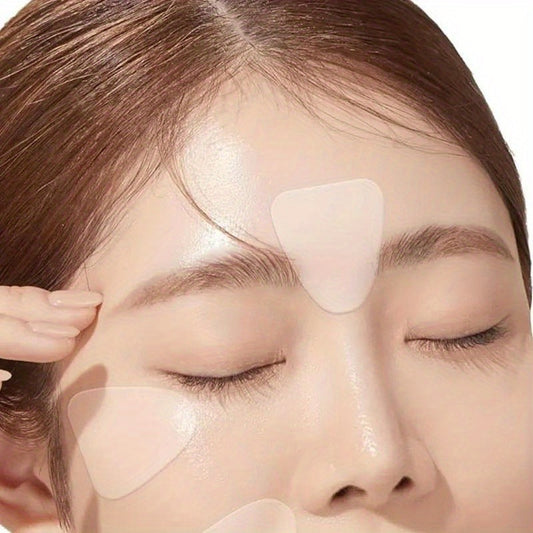 90pcs Forehead & Smile Lines Patches - Alcohol-Free Light Beige Care Wrinkle Pads, No Power/Battery Needed, Safe Materials for Face & Neck, Easy Apply &, Skincare Routine, Facial Light Beige Care, Skincare Accessory, Alcoholf