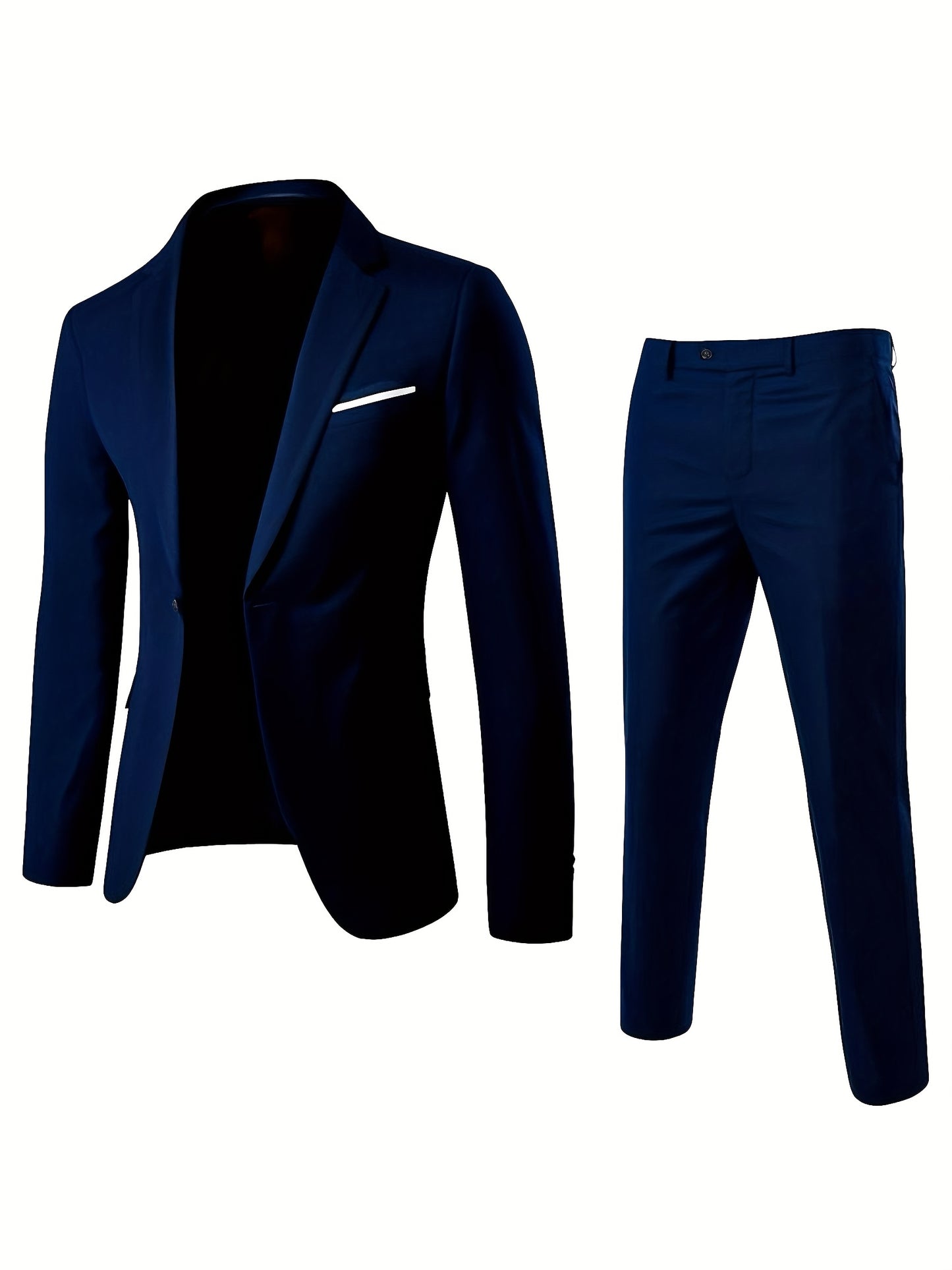 Men'S Premium New Two-Piece Suit Set, Stylish for Weddings, Parties, Graduation Ceremonies, And Business Gatherings.