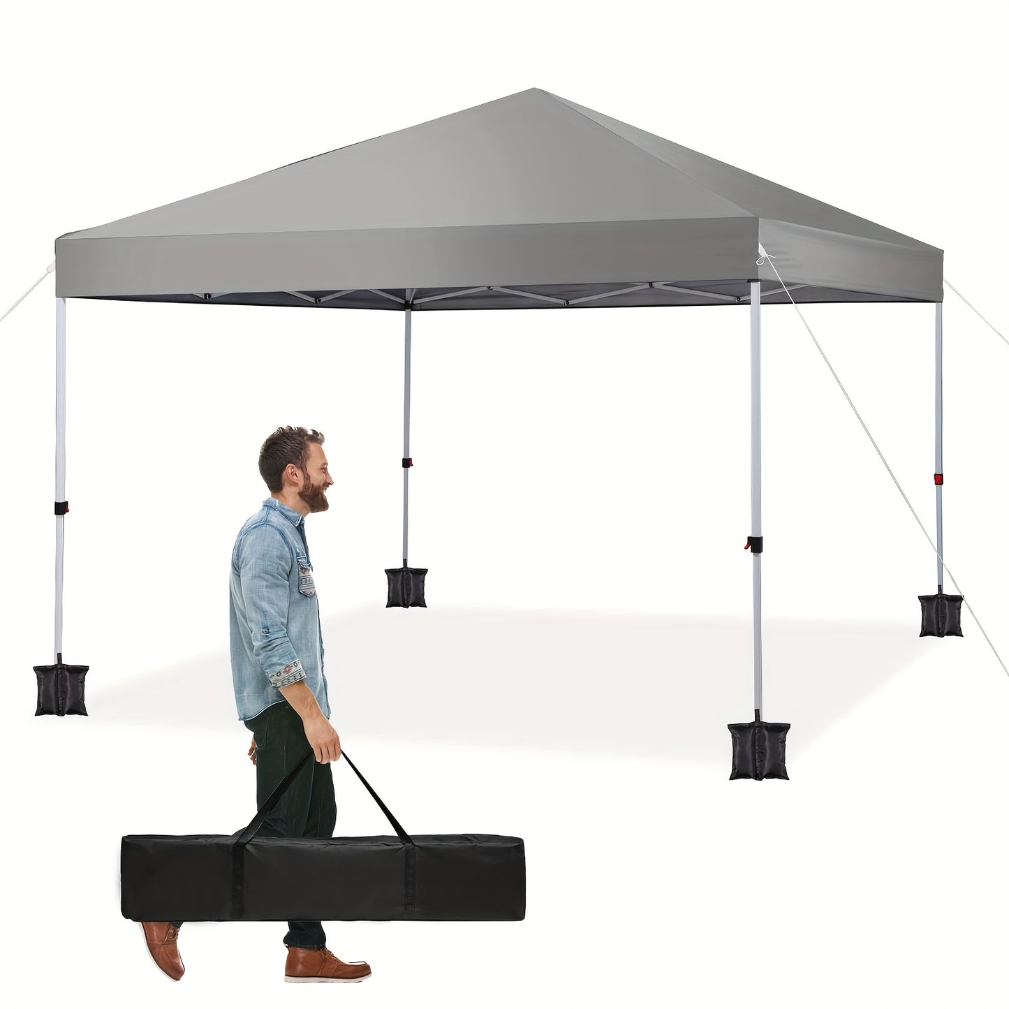10x10 Canopy Tent - One-Push Pop-Up Design