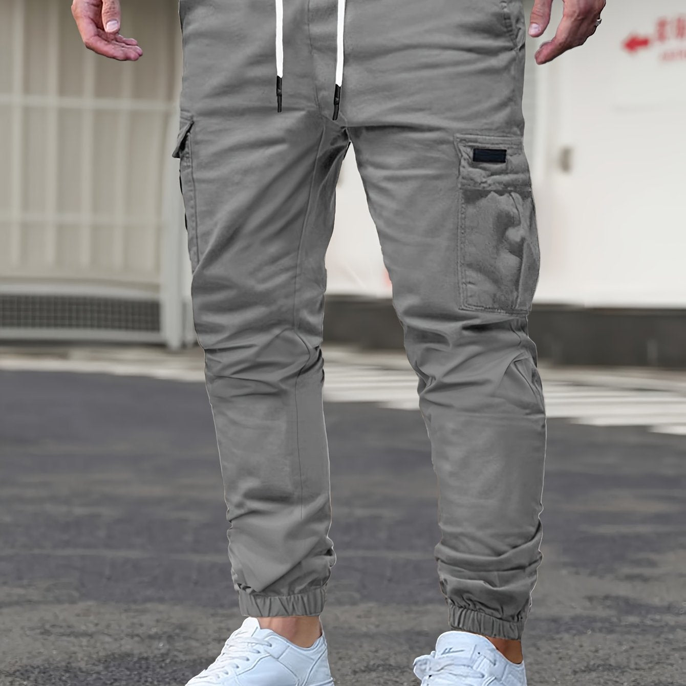 Men's Cargo Pants - Non-Stretch Fabric with Multiple Utility Pockets, Adjustable Drawstring Waist, All-Season Casual Pants for Everyday & Formal Outfits - Ideal Gift for Men (Birthday/Christmas) - Machine Washable, Versatile