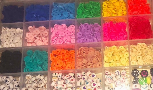 DIY Bracelet Making Kit for Kids | Colorful Beads, Letters & Charms