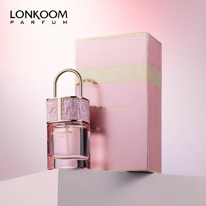 Long-Lasting 1.69oz/50ml PINK TEMPTATION EDP Perfume for Women - Oriental Floral Scent with Orange Blossom Bergamot Tuberose Vanilla Musk Notes - Ideal for Valentine's Day and Other Festivals Holiday Gifts&Dates