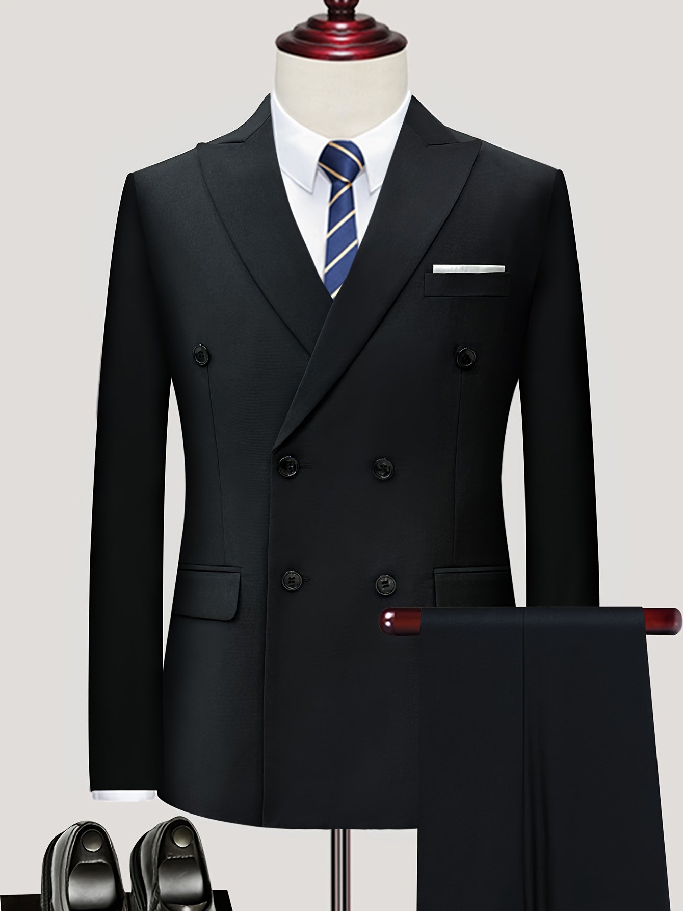 Men's Double-Breasted Suit