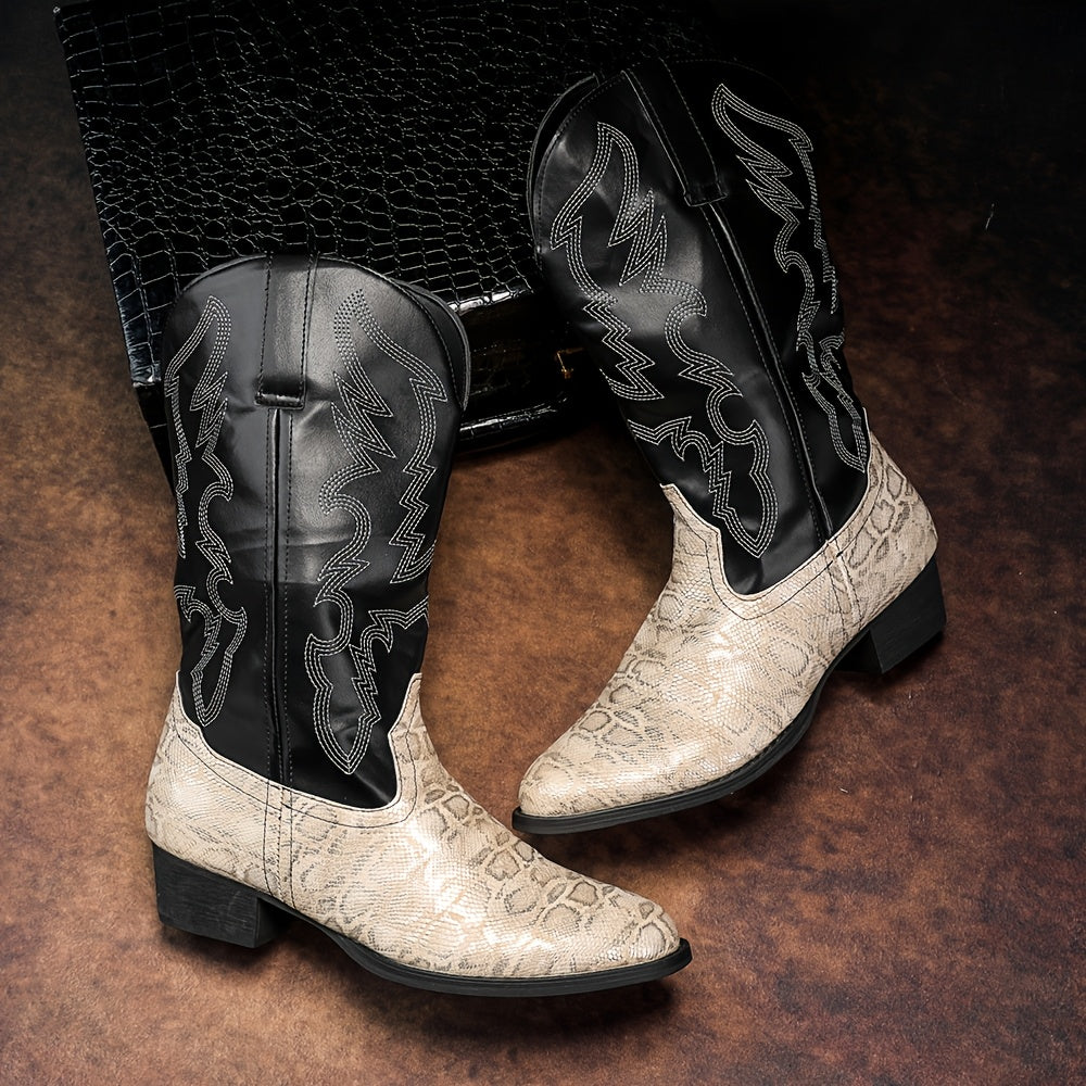 [New Style Cowboy Boots] 2025 New Style Lightweight Men's Western Cowboy Boots | High Top Knight Boots Size 39-48 Couple Boots