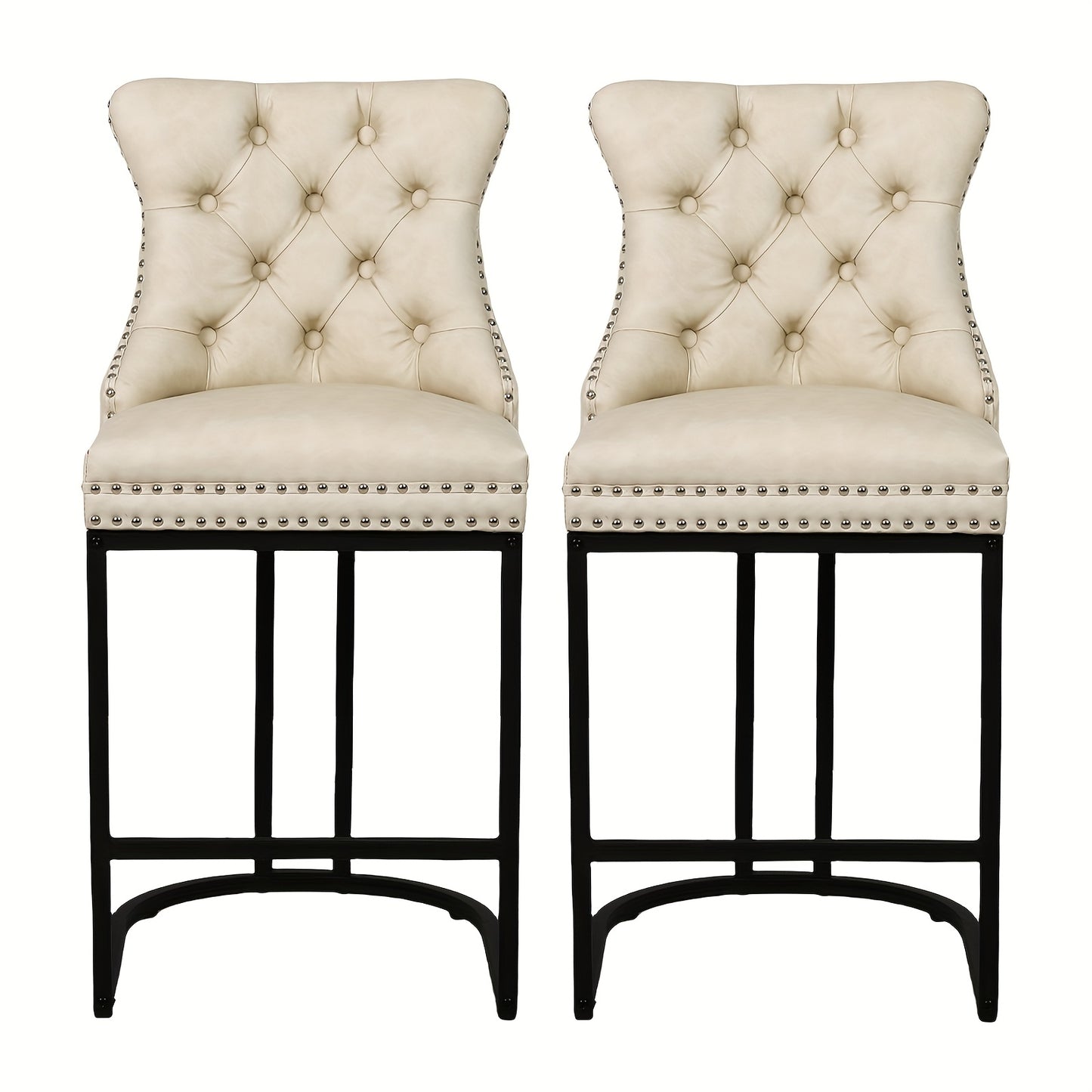 [Modern Bar Stool] 2/3/4pcs Set Modern Bar Stool - Performance Fabric Island Height for Home Kitchen