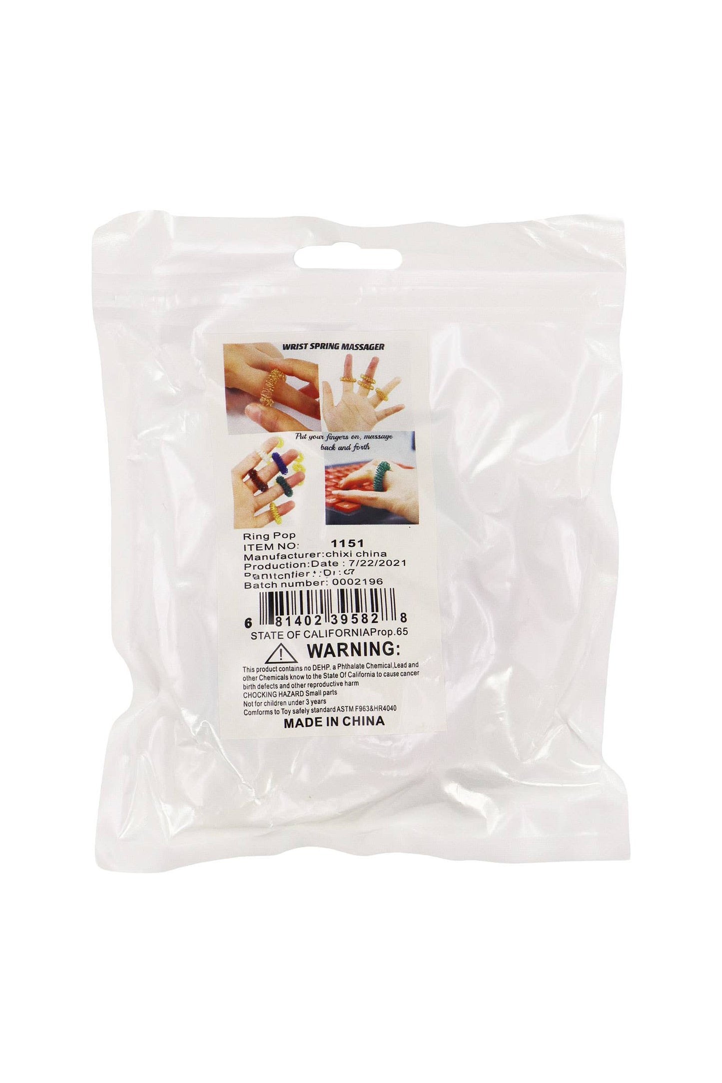 Spiky Acupressure Ring - 12 Pcs / 1 Bag