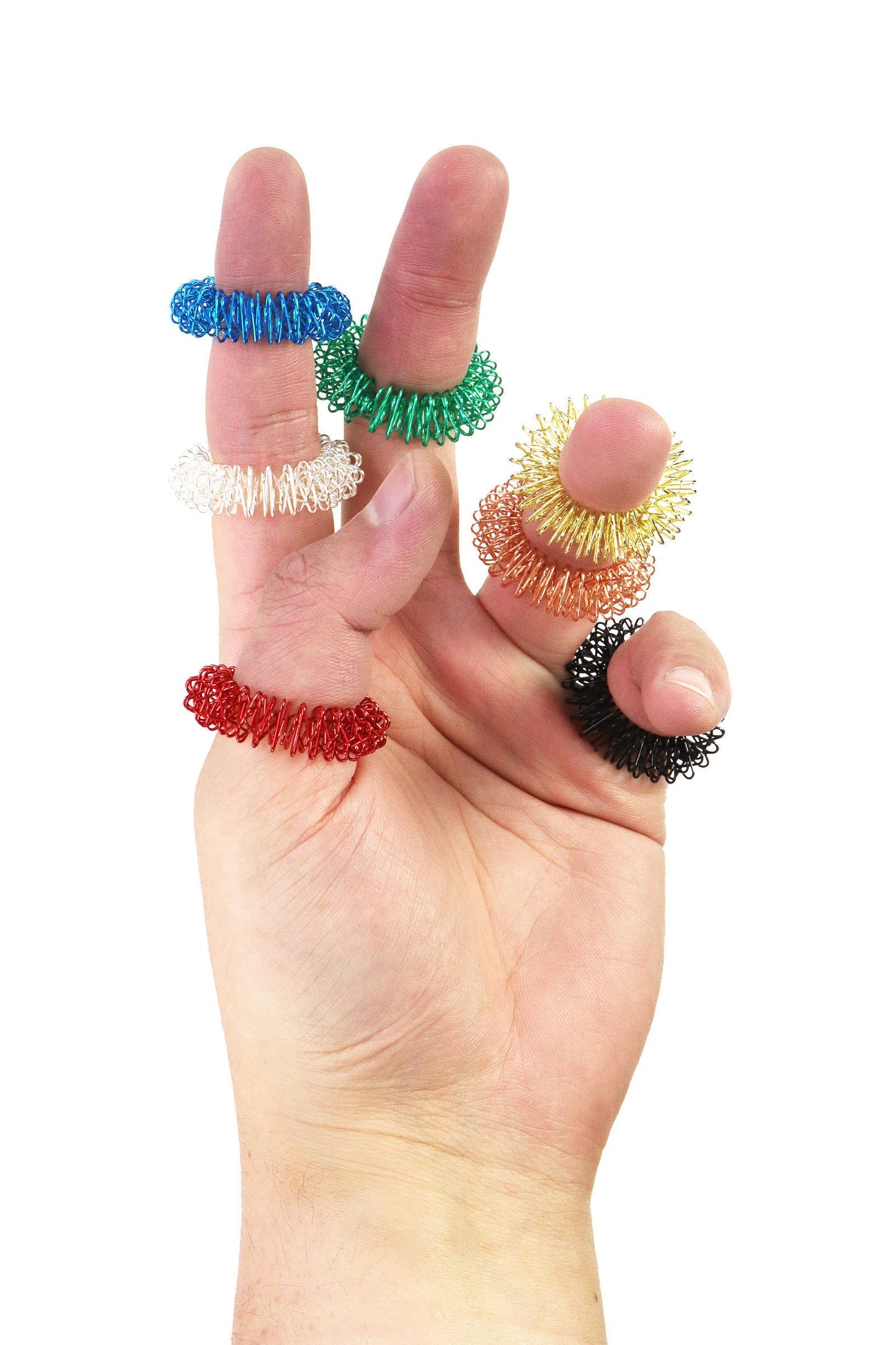Spiky Acupressure Ring - 12 Pcs / 1 Bag