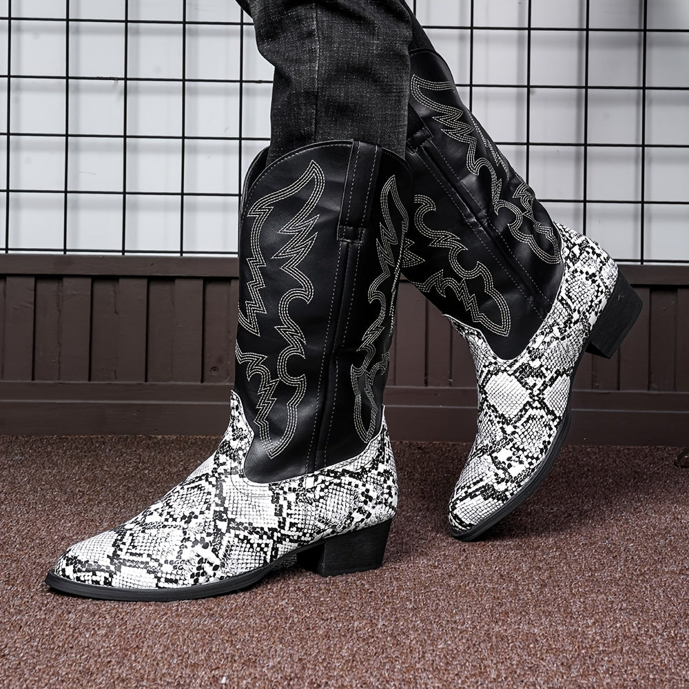 [New Style Cowboy Boots] 2025 New Style Lightweight Men's Western Cowboy Boots | High Top Knight Boots Size 39-48 Couple Boots