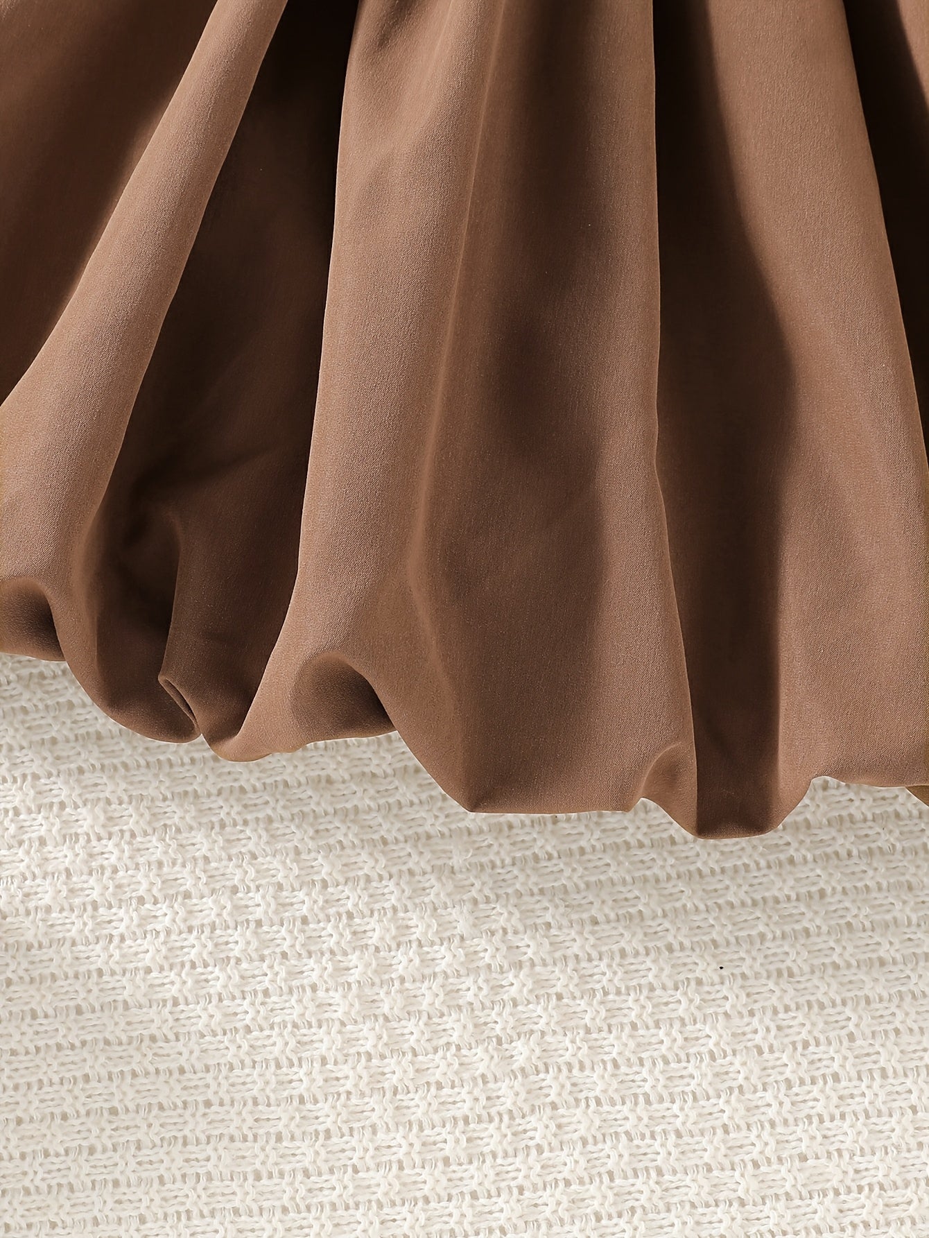 ' Elegant Two-Piece Set for Spring and Autumn: Long-Sleeve Thin Coat with Bow Neckline + Vest-Stitched Bubble Bud Dress, Perfect as a Fall Gift Party Outfit or Casual Wear, Daily Leisure Wear, Spring Outing Attire, Feminine F