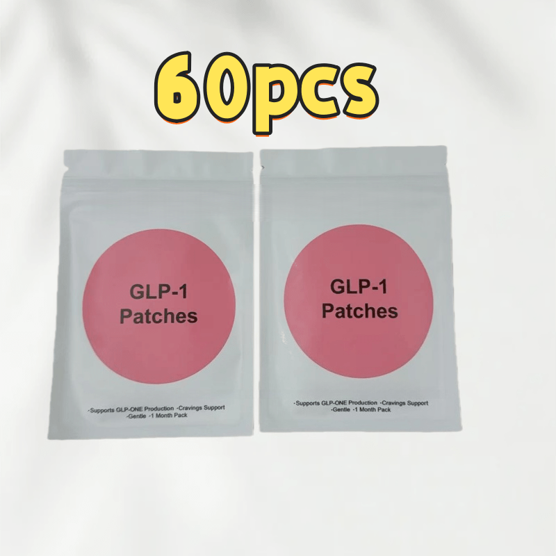120pcs, 90pcs, 60pcs of GLP-1 Patches, Which Include L-Glutamine, Berkinone, Chromium, Date Palm, And Ginger - Vegan, Ethically Made, High-Quality Moxibustion Patches That Last for 8 Hours
