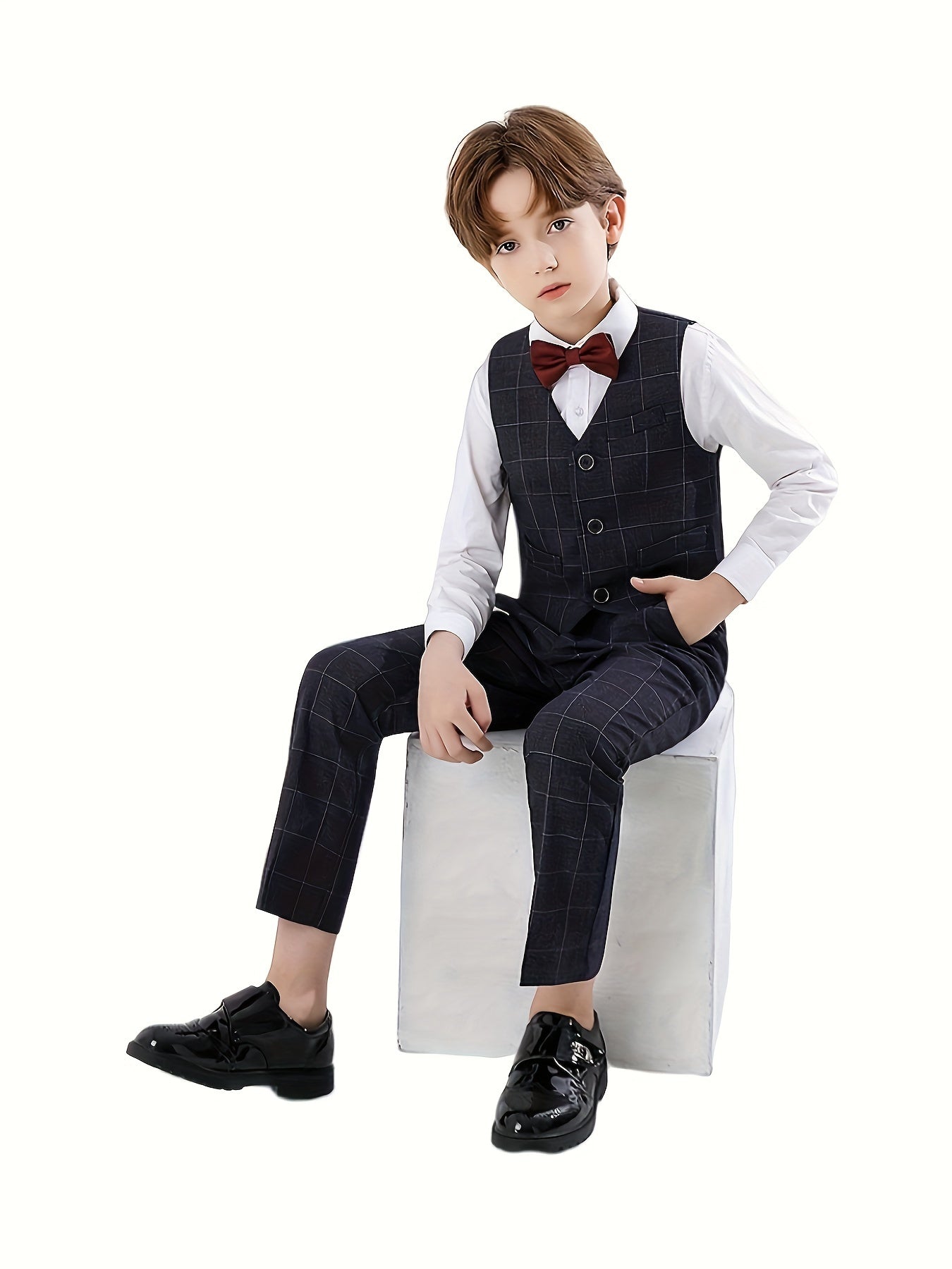 [Stripes | Casual] Stripes Pattern Boy's Suit Pants | Outdoor Casual Stylish Loose Fit Trousers | For All Seasons As Gift