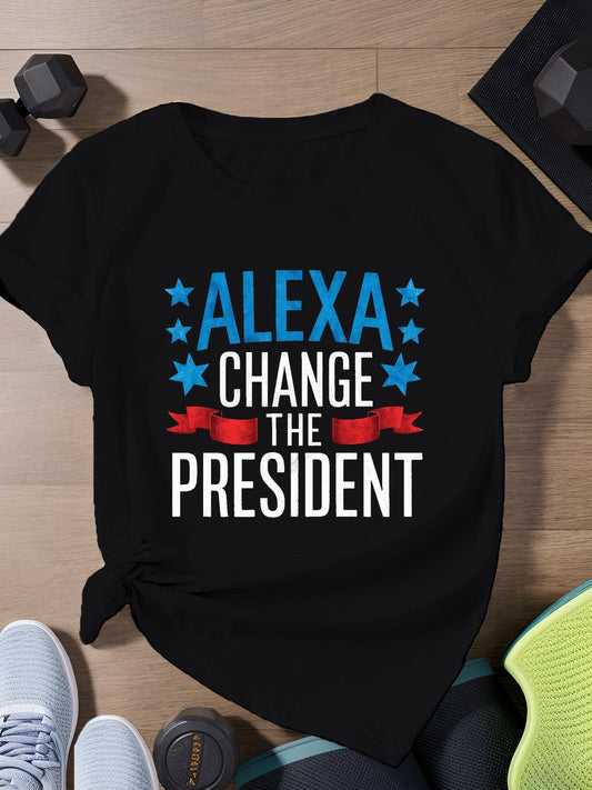 ALEXA President Women'S Sports Short Sleeve T-Shirt