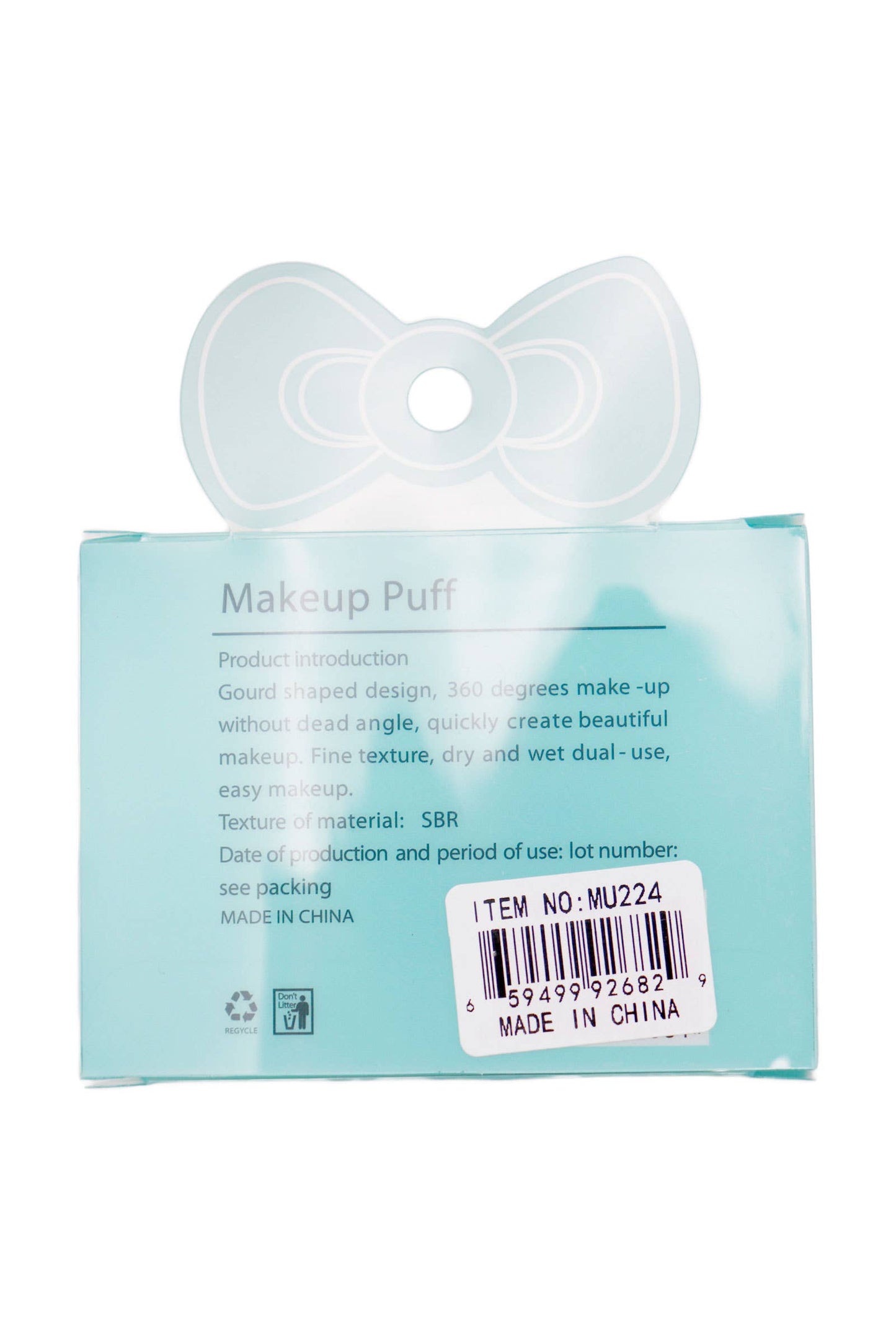 Pastel 2 Ct Makeup Blender Puff Sponge - 12 Pcs