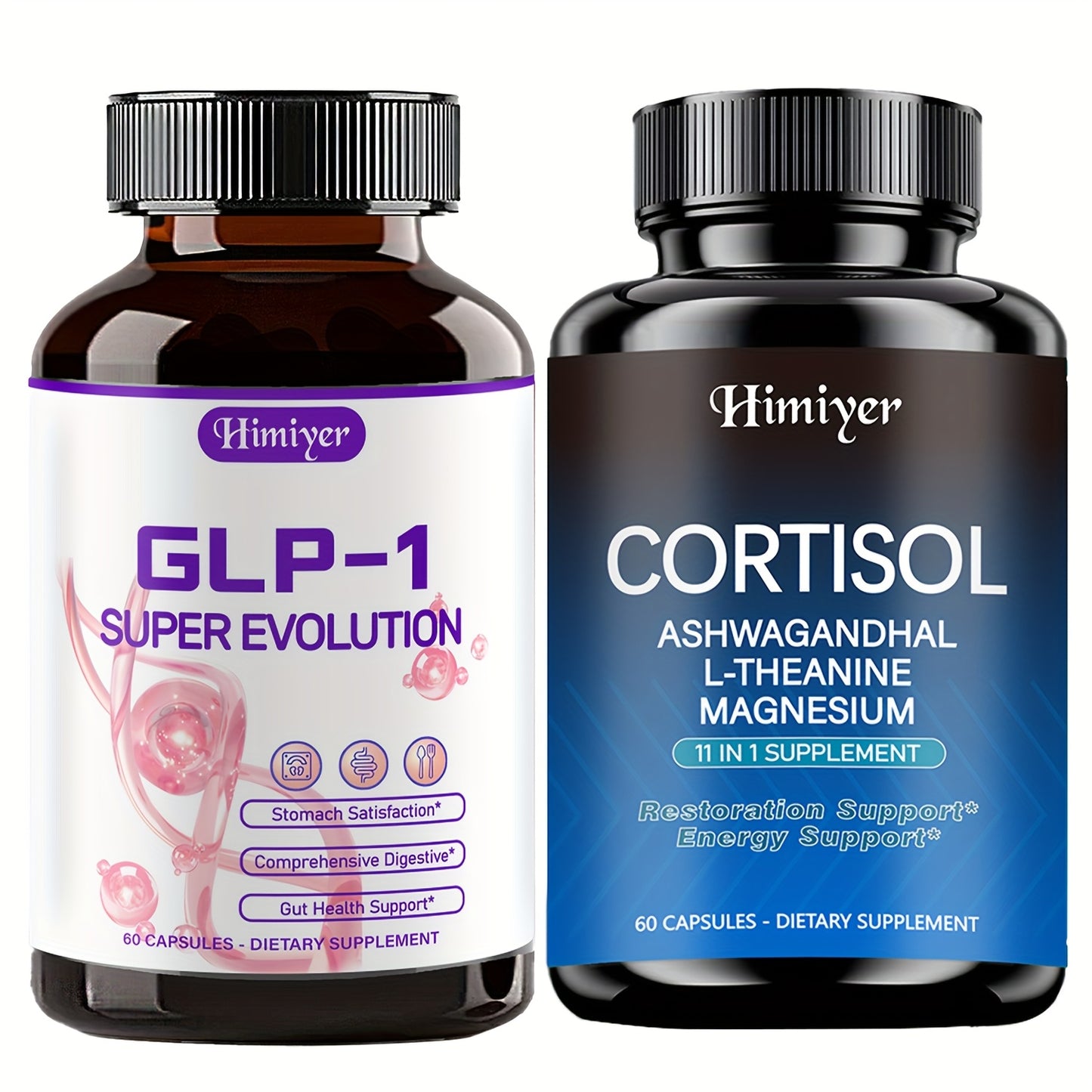 120capsules GLP-1 And CORTISOL [New Upgraded Formula] Herbal Essence Extraction, Vitamins, Minerals And Probiotics, Balance Intestinal Flora, Gentle Intestines, Balance Stress Hormones, Focus, Stability, Anti-oxidation.