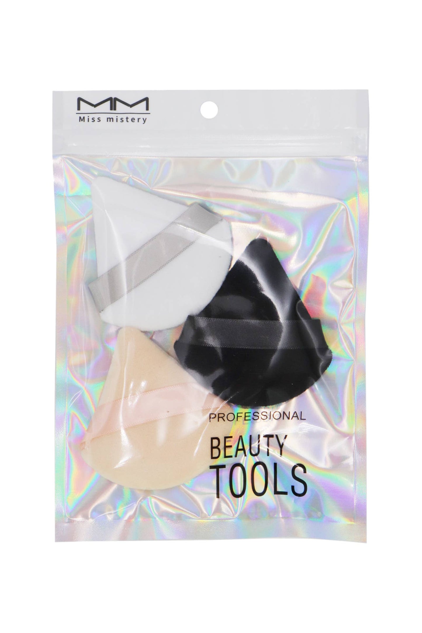 Velvet Triangle Makeup Powder Puff – 3 Pack
