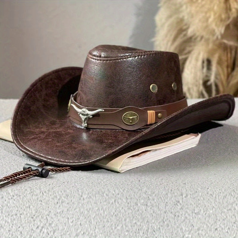One Bullhide Rivet Cowboy Hat Outdoor Sunshade Western Cowboy Hat