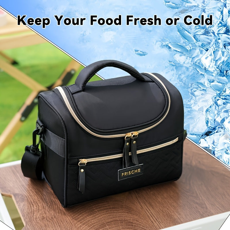[Leakproof Insulated Lunch Bag] Reusable Leakproof & Lightweight Insulated Lunch Bag | Thermal Food Carrier Tote for Travel, Picnics, Work, Outdoors - Durable Built-in Insulation Cooler