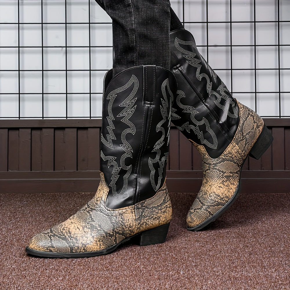 [New Style Cowboy Boots] 2025 New Style Lightweight Men's Western Cowboy Boots | High Top Knight Boots Size 39-48 Couple Boots